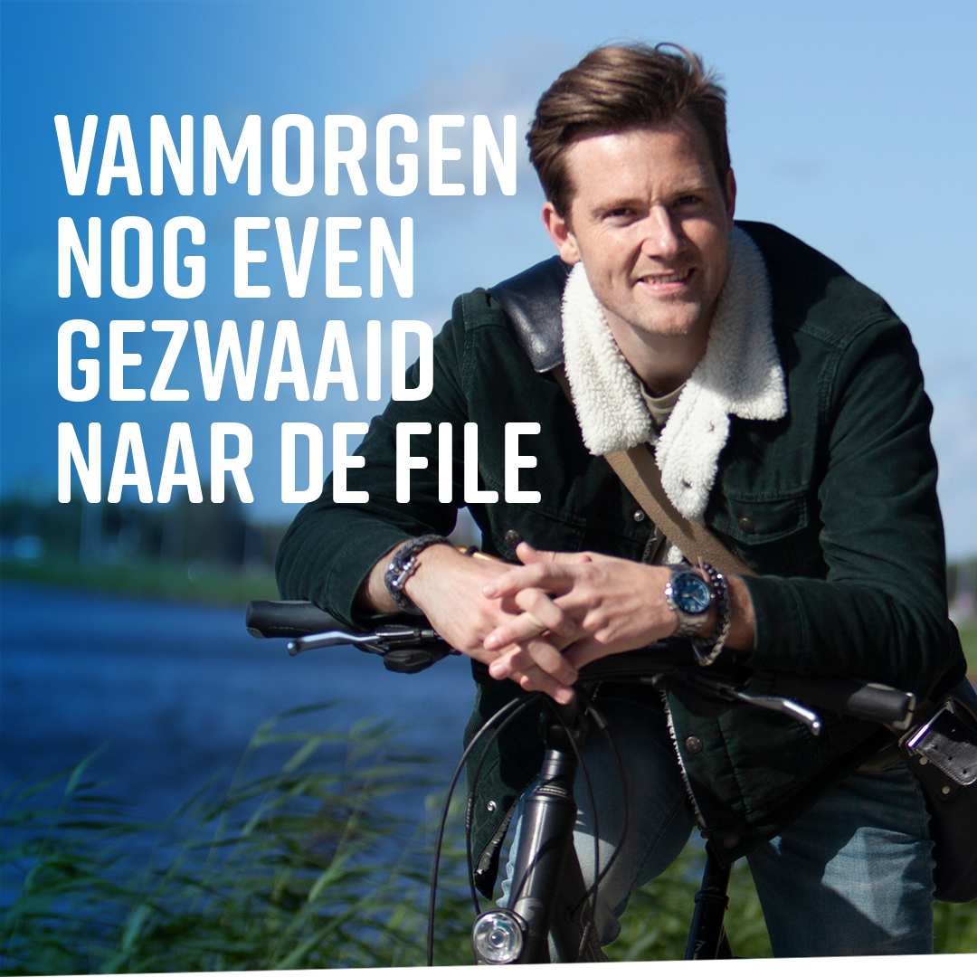 Vanmorgen nog even gezwaaid naar de file