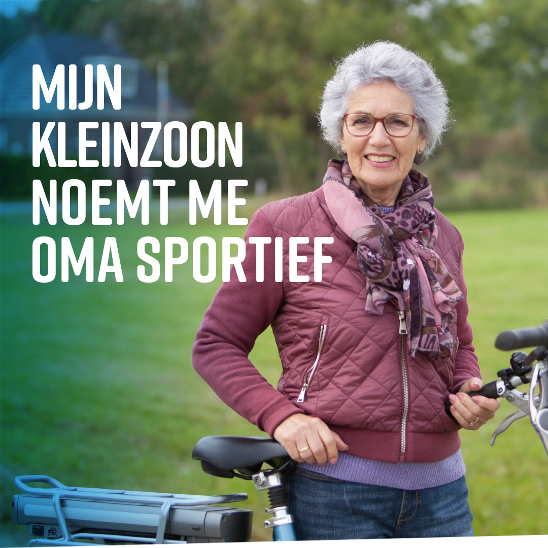 Mijn kleinzoon noemt me Oma Sportief